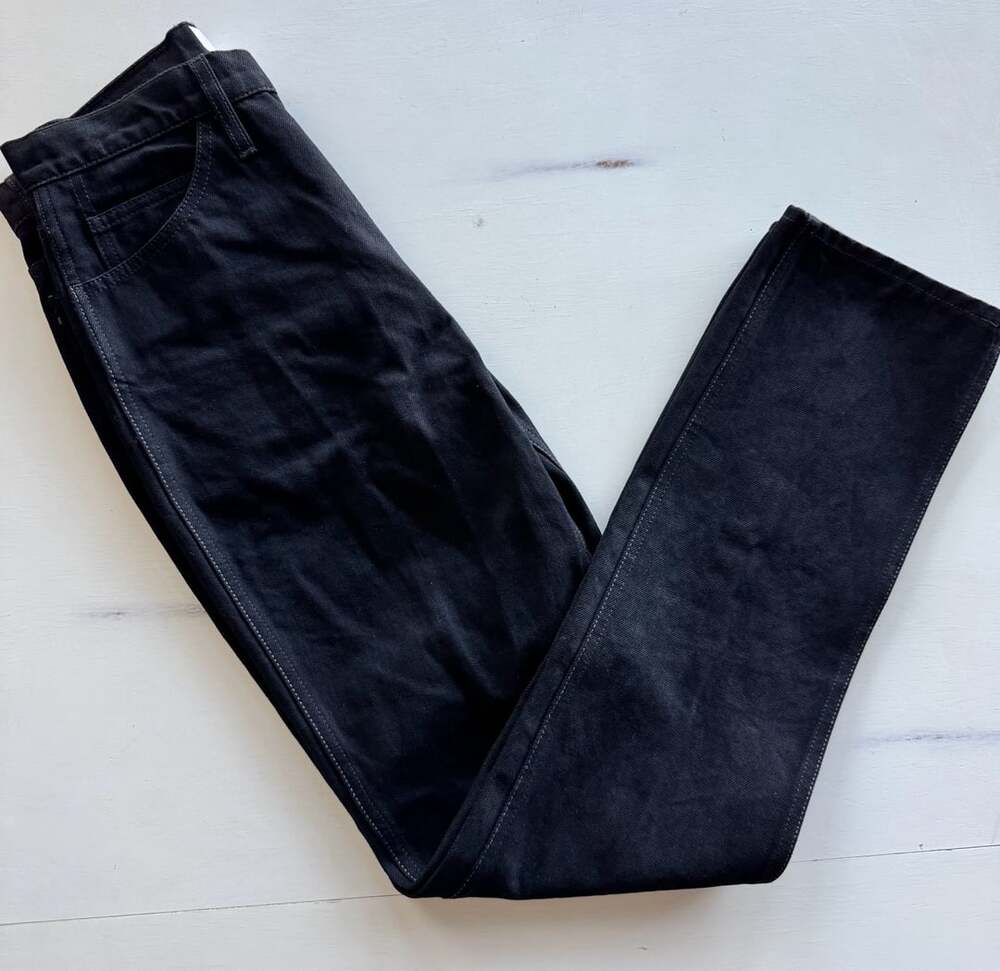 Frame Denim Black Le Italien straight Fit Jeans